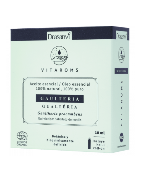 Aceite Esencial Gaulteria Ecocert Bio 10Ml Vitaroms Drasanvi