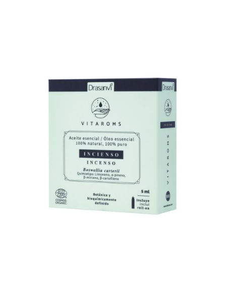 Aceite Esencial Incienso Ecocert Bio 5Ml Vitaroms Drasanvi