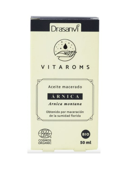 Aceite Vegetal Macerado Arnica Bio 50Ml Ecocert Vitaroms Drasanvi