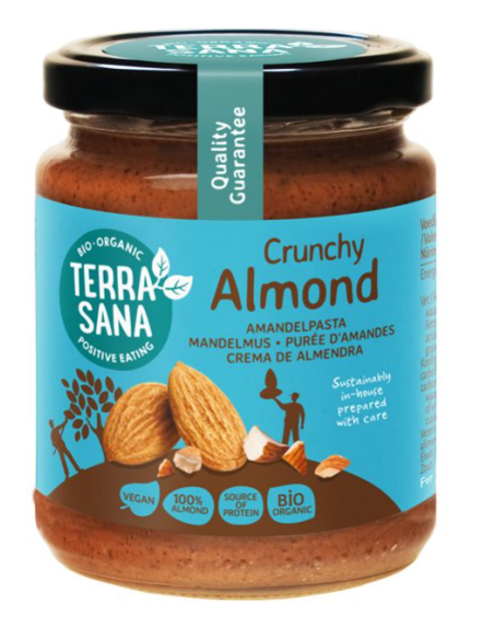Crema Crunchy de Almendras Terrasana 250 g