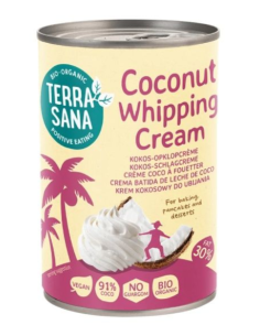 Crema batida de leche de coco de Terrasana
