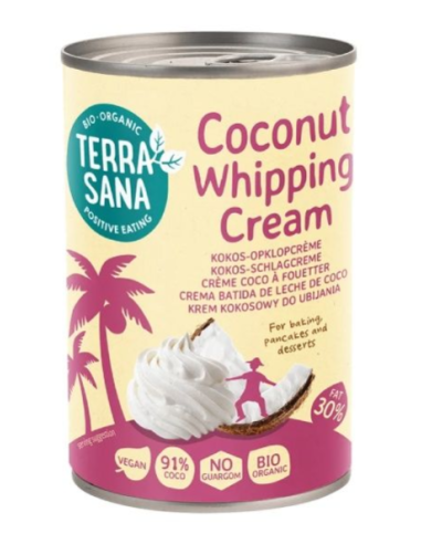 Crema batida de leche de coco de Terrasana