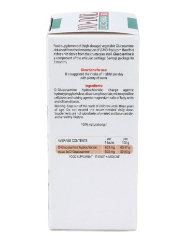 Glucosamina Pura 500 90 Comprimidos de Trepatdiet-Esi