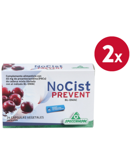 Pack 2 uds Nocist Prevent 24 Capsulas Specchiasol