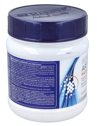 Arthrohelp Marine Colágeno + Glucosamina + Condroitina+ Mg + Calcio  + Ácido Hialurónico + Vitamina C,B2,B6,K2+D3     350 G - S