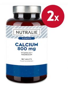 Pack 2 uds Calcium 800Mg 90...