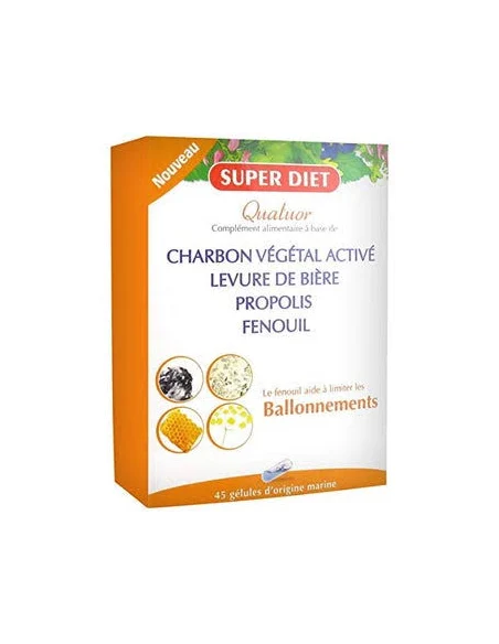 Cuarteto Hinojo Hinchazones 45 Cáps de Superdiet