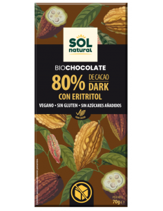 Chocolate 80% Con Eritritol...