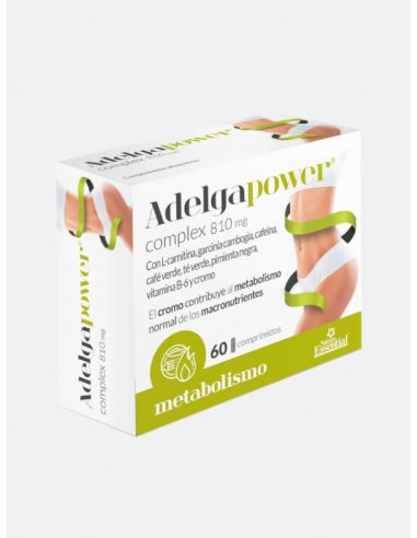 AdelgaPower 810 mg. 60 comprimidos essenciais da natureza