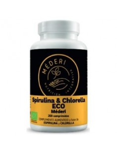 Espirulina-Chlorella Eco 200Comp. de Mederi Nutricion Integrativa
