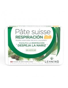 Pate Suisse Respiracion 40Caramelos Goma. de Lehning