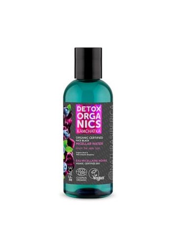 Detox Agua Micelar Facial Negra 170Ml. Eco Vegan de Natura Siberica