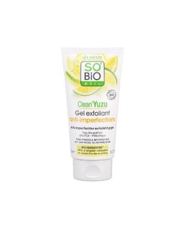 Gel Exfoliante Clean Yuzu Anti Imperfecciones 150M de So´Bio Etic