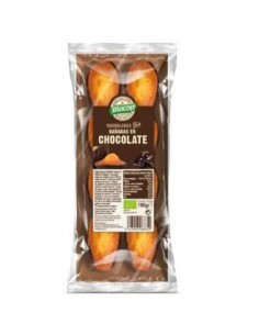 Madalenas Bañadas Choco Negro 180Gr. Bio de Biocop