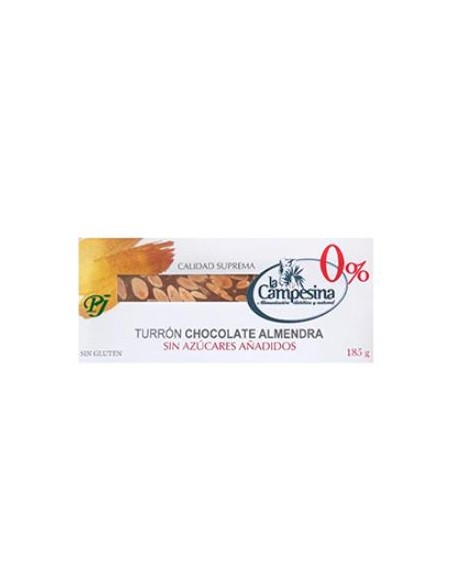 Turron Chocolate Almendra 185Gr. S/A Sg** de La Campesina