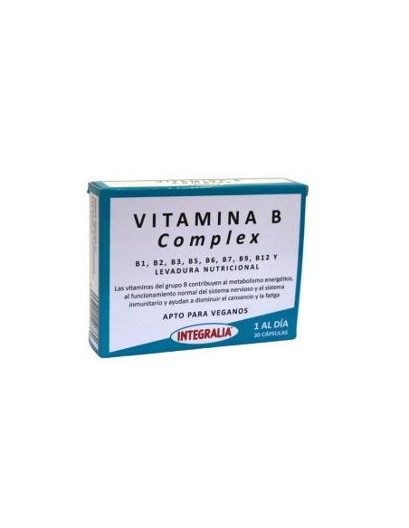 Vitamina B Complex 30Cap. de Integralia