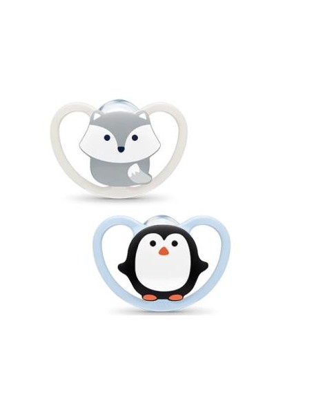 Chupete Space 18-36 Silicona 2Ud. de Nuk