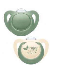 Chupete Nuk For Nature 18-36 Silicona 2Ud. de Nuk