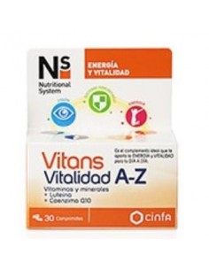 Ns Vitans Vitalidad A-Z 30 Comp de Ns