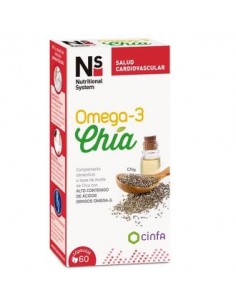 Ns Omega 3 Chia 60 Caps de Ns