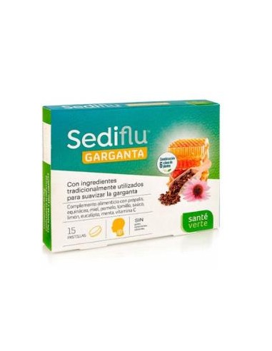 Sediflu Garganta 15 Pastillas de Sante Verte