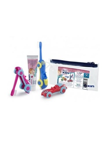 Cepillo Kin Viaje Infantil Inicio + Pasta 25Ml de Kin