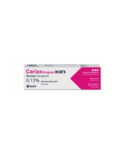 Cariax Gingival Pasta Clorhexidina 0,12 75Ml de Kin