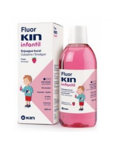 Fluorkin Infantil Fresa Enjuage 500Ml de Kin