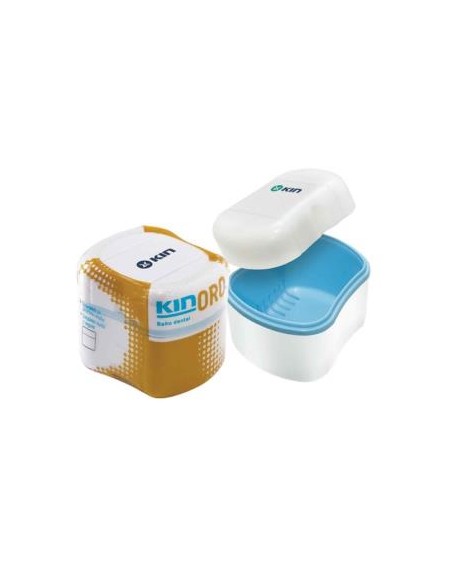 Contenedor Kin Oro Baño Protesis Dental 1 Blanco de Kin
