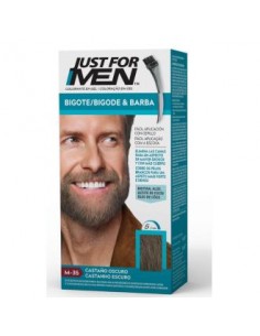 Just For Men Bigote Barba Castaño Oscuro M35 de Just For Men