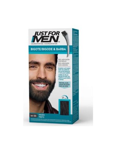 Just For Men Bigote Barba Negro M55 de Just For Men