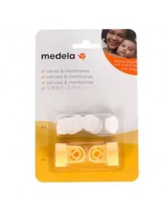 Pack 2 Valvulas + 6 Membranas 0080293 de Medela