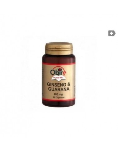Ginseng + Guarana 400 Mg  90 Caps De Obire