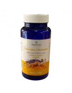 Curcuma+Pimienta 90Cap. Bio de Dream Foods