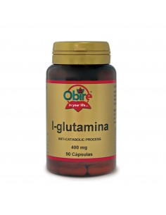 L-Glutamina 400 Mg  90 Caps De Obire