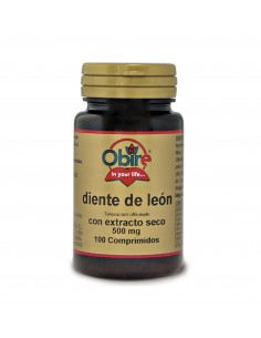 Diente De Leon 500 Mg Extracto Seco 100 Comp De Obire