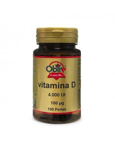 Vitamina D3 100 Mcg 4000Ui 100 Perlas De Obire