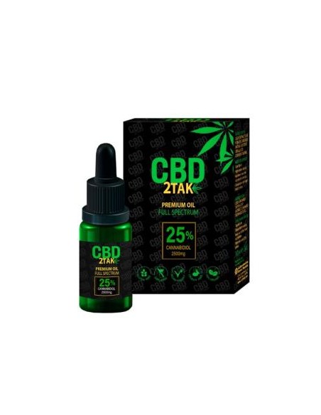 Cbd Premium Oil 25% Cannabidiol 2500Mg 10Ml. de Cbd 2Tak