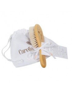 Carelia Cepillo Natural Bebe + Bolsita Algodón de Carelia