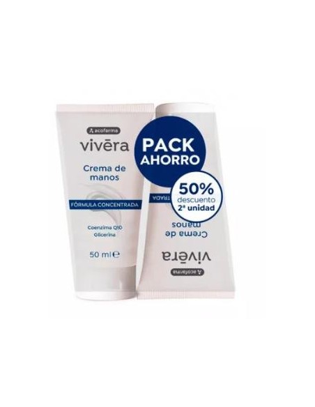Vivera Pack Duplo Crema Manos Concentrado 2U 50Ml de Vivera