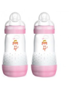 Biberon  Anti-Colic 260Ml 2Un Rosa de Mam