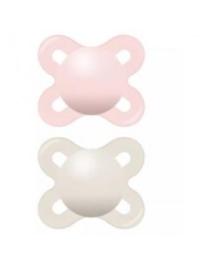 Chupete Start Sili Fiso 0-2M 2Un Rosa de Mam