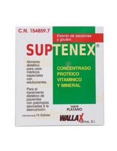 Suptenex Platano 15 Sobres de Wallax Farma