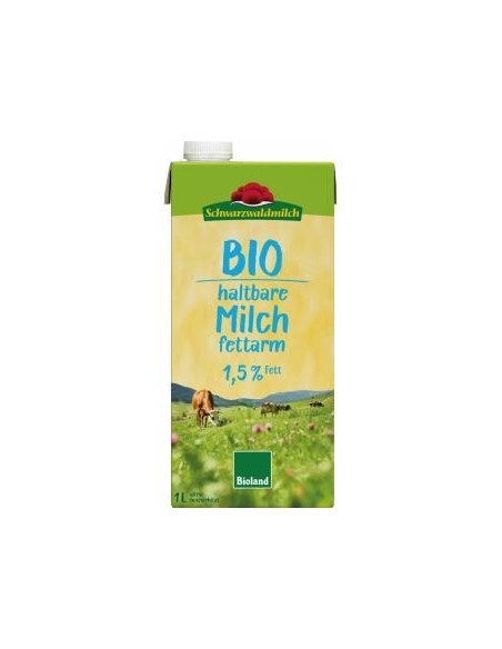 Leche De Vaca Semidesnatada 1,5% 1Lt. Bio de Schwarzwalder