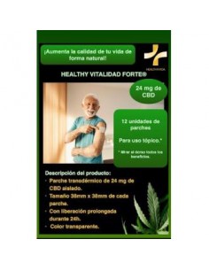 Healthy Vitalidad Forte Parches Cbd 12Ud. de Healthy Vida
