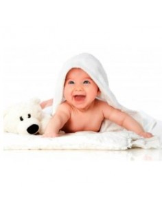 Toalla Microfibra Bebe Con Capucha.Ir53 de Irisana