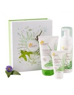 Cofre Aloe Vera Espuma +Gel Aloe+Crema Hidratante de Fleurance Nature