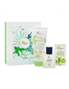 Cofre Hombre Gel Ducha Verbena+Perfume+Jabon de Fleurance Nature