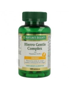 Hierro Gentle Complex 100Cap. de Nature´S Bounty