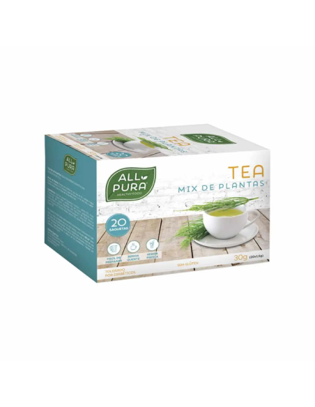 Té Mezcla Plantas All Pura 20 Bolsitas  Natural y Saludable